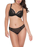 1207 TKD Lingerie Core Curvy Kate Princess Plunge Bra Black Thong F