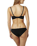 1502 TKD Lingerie Luxury Panache Black Odette Sweetheart Moulded Bra Black Animal Brief B