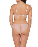 1507 TKD Lingerie Core Curvy Kate Ellace Balcony Bra Latte Brazilian Brief B