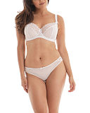 1507 TKD Lingerie Core Curvy Kate Ellace Balcony Bra White Brazilian Brief F