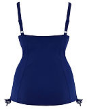 1508 TKD Lingerie Fashion Curvy Kate Plain Sailing Padded Balcony Tankini Ink B
