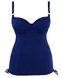 1508 TKD Lingerie Fashion Curvy Kate Plain Sailing Padded Balcony Tankini Ink F