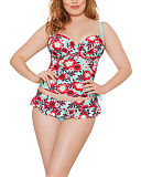 1602 TKD Lingerie Fashion Curvy Kate aloha Seafoam Padded Balcony Tankini Skirted Brief F