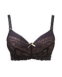 1605 TKD Lingerie Core Maternity Panache Sophie Soft Full Nursing Bra Black Nude F