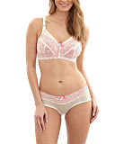 1605 TKD Lingerie Core Maternity Panache Sophie Soft Full Nursing Bra Pink Ivory Short F