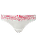 1605 TKD Lingerie Core Maternity Panache Sophie Thong Pink Ivory F