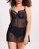 1606 TKD Lingerie Fashion Core Sculptresse Chi Chi Babydoll Black F