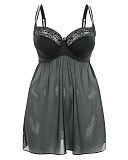 1606 TKD Lingerie Fashion Core Sculptresse Chi Chi Babydoll Black F1