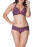 1607 TKD Lingerie Swimwear Curvy Kate Instinct Cherry Berry Halterneck Bikini Adjustable Short F1