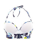 1608 TKD Lingerie Swimwear Cleo Swim Suki Plunge Bandeau Bikini Geo Floral B