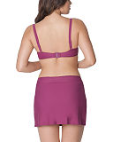 1608 TKD Lingerie Swimwear Curvy Kate Jetty Padded Balcony Bikini Cherry Berry Swim Skirt B
