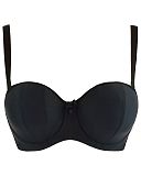 1609 TKD Lingerie Occasion Curvy Kate Luxe Multiway Bra With Straps On Black F