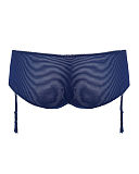 1701 TKD Lingerie Fashion Curvy Kate Belle Suspender Short Indigo B