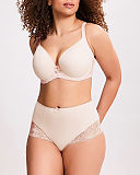 1703 TKD Lingerie Core Sculptresse Sasha Moulded Plunge Bra Racerback Soft Pink Brief F