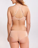 1706 TKD Lingerie Core Cleo Koko Moulded Plunge Bra Caramel B1
