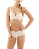 1706 TKD Lingerie Core Cleo Lexi Moulded Balconnet Bra Latte Short F