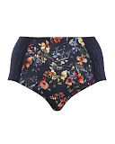 1707 TKD Lingerie Fashion Sculptresse Chi Chi Full Brief Navy Floral F
