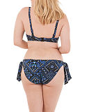 1707 TKD Lingerie Swimwear Fashion Curvy Kate Free Spirit Blue Mix Balcony Tie Side Brief B.jpg