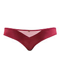 1708 TKD LIngerie Luxury Fashion Scantilly Peek a Boo Red Bare Face Brief F