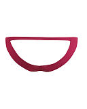 1708 TKD Lingerie Luxury Fashion Scantilly Peek a Boo Red Bare Face Brief B