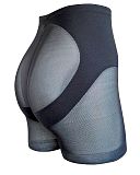 1710 TKD Lingerie Core Shapewear Miraclesuit Sexy Sheer Rear Lifting Short Black