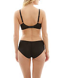 1710 TKD Lingerie Fashion Panache Lois Balconnet Bra Black Purple Brief B