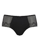 1801 TKD Lingerie Core Cleo Hettie Brief Black Grey F