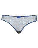 1801 TKD Lingerie Fashion Curvy Kate Sheer Joy Black Print Brazillian Brief F