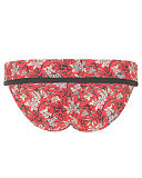 1801 TKD Lingerie Swimwear Fashion Curvy Kate Swim Maya Red Print Fold Over Brief B