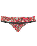 1801 TKD Lingerie Swimwear Fashion Curvy Kate Swim Maya Red Print Fold Over Brief F