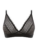 1803 TKD Lingerie Fashion Cleo Lyzy Triangle Non Wired Bra Black F