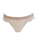 32982 TKD Lingerie Luxury Core Miss Mandalay Amelie Thong Powder F