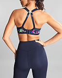 5021 Wired Sports Bra Graphic Print TKD Lingerie Panache Fashion B2