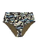 Adeje High Waist Pant Earthy Print TKD Lingerie Miss Mandalay CF1