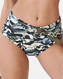 Adeje High Waist Pant Earthy Print TKD Lingerie Miss Mandalay F1