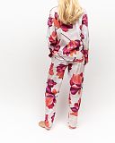 Aliyah Floral Print PJ Set Cream Mix TKD Lingerie Cyberjammies Fashion B1