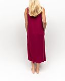 Aliyah Jersey Long Nightdress Magenta TKD Lingerie Cyberjammies Fashion B1