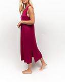 Aliyah Jersey Long Nightdress Magenta TKD Lingerie Cyberjammies Fashion S1