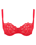 Allure Balcony Bra Ruby Red TKD Lingerie Panache Fashion CF1