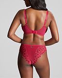 Allure Full Cup Bra And Brazilian Raspberry TKD Lingerie Panache Fashion B1