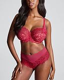 Allure Full Cup Bra And Deep Brief Raspberry TKD Lingerie Panache Fashion F1