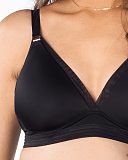Ambition Triangle Maternity Bra Black TKD Lingerie Hotmilk Core F1
