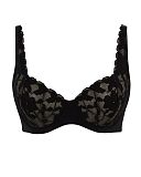 Amour High Apex Balcony Bra Black
