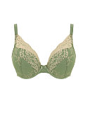 Ana High Apex Plunge Sage Sand TKD Lingerie Panache Fashion CF1