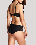 Ana Non Padded Plunge Bra And Brief Black TKD Lingerie Panache Core b1