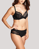 Ana Non Padded Plunge Bra And Brief Black TKD Lingerie Panache Core f