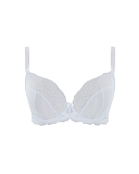 Ana Non Padded Plunge Bra White TKD Lingerie Panache Fashion CF1