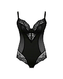 Ana Plunge Body Black TKD Lingerie Panache Fashion CF1