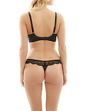 Andorra Full Cup Bra Black Thong B