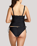 Anya Riva Balconnet Tankini And Gather Pant Black TKD LIngerie Panache Swim Core B3